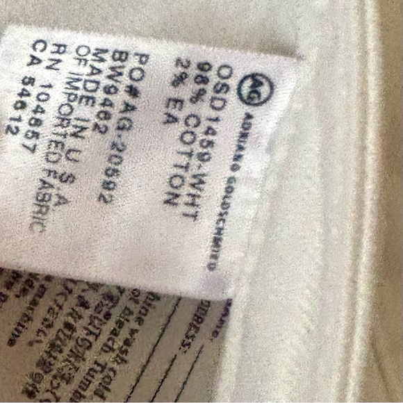 Ag| Adriano Goldschmied Jeans| Chic White ‘Stevie’ Roll-up Slim Straight Sz 29 - Picture 7 of 8
